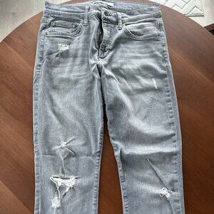 Joes Grey Ripped Stretchy Jeans - Slim